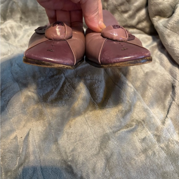 RARE Vintage Prada Women's two toned mauve/pink Leather heels - Picture 7 of 14